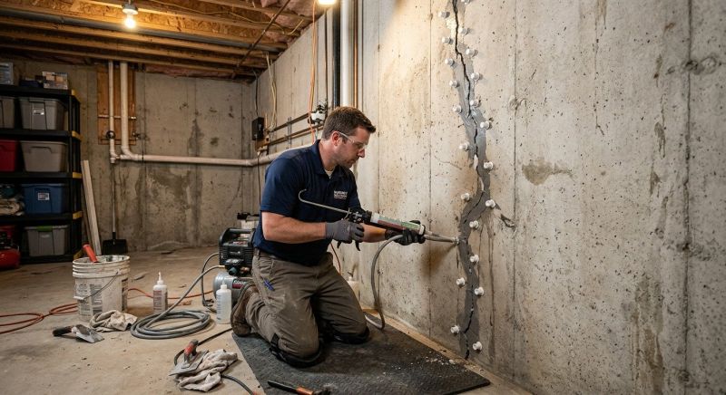 Basement Crack Repair in Sumter, SC