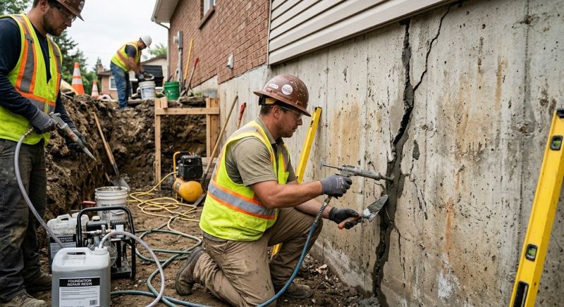 Cracked Foundation Repair in Bishopville, SC