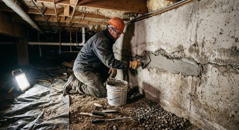 Cracked Foundation Repair in Sumter, SC