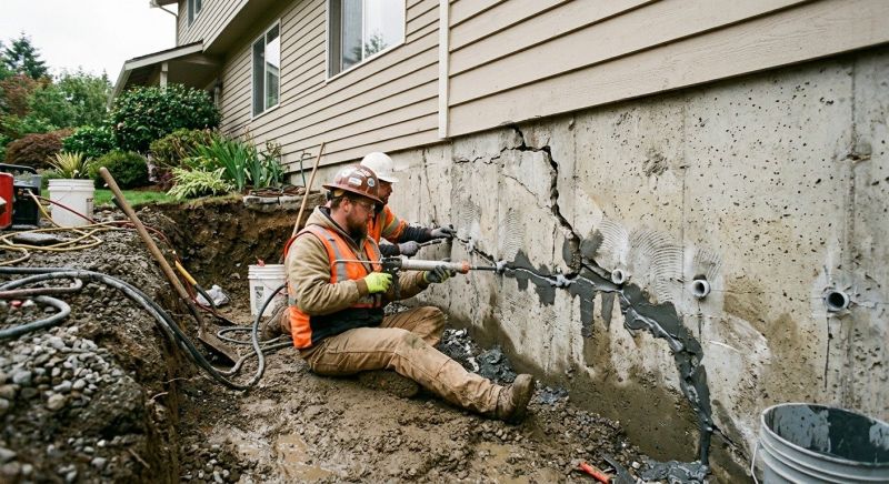Cracked Foundation Repair in Sumter, SC