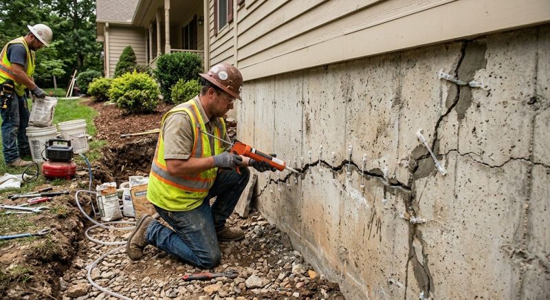 Cracked Foundation Repair in Manning, SC