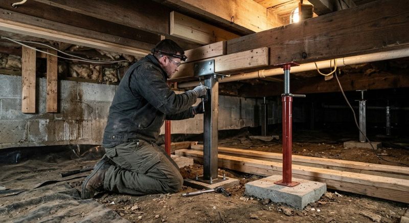 Crawlspace Structural Repair in Sumter, SC