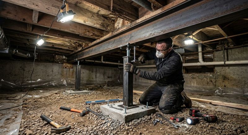 Crawlspace Structural Repair in Sumter, SC
