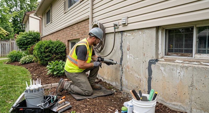 Foundation Crack Sealing in Sumter, SC