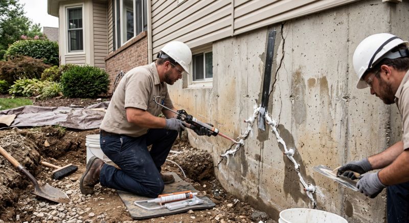 Foundation Crack Sealing in Sumter, SC