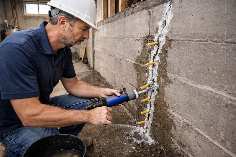 Foundation Crack Sealing in Sumter, SC