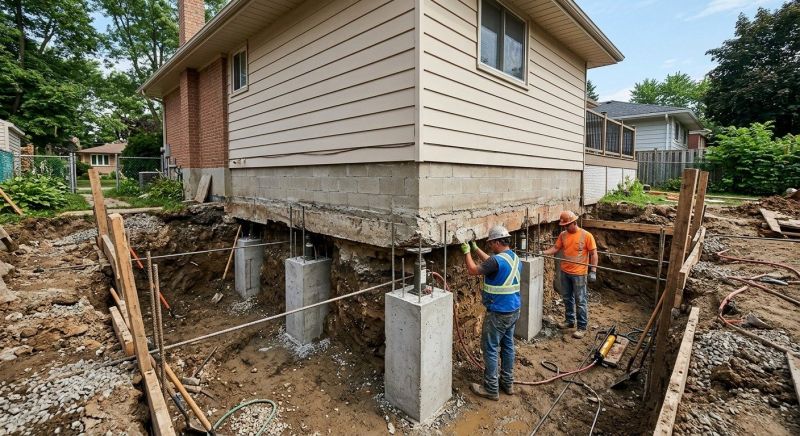 Foundation Underpinning in Sumter, SC