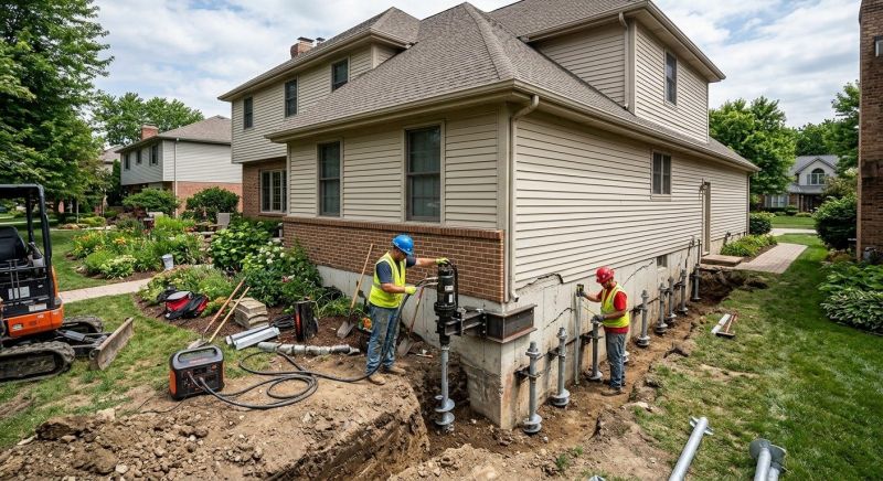 Helical Piers Installation in Sumter, SC
