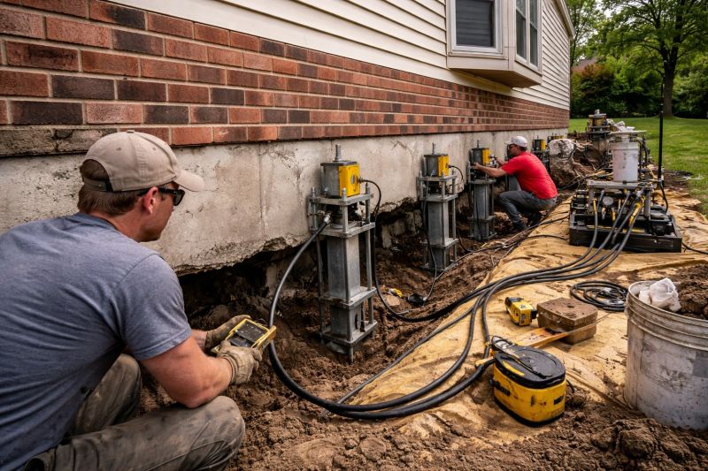 Settling Foundation Service in Bishopville, SC
