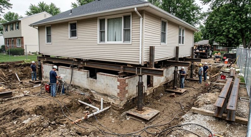 Sinking Foundation Lifting in Sumter, SC