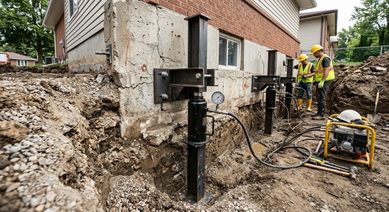 Sinking Foundation Lifting in Sumter, SC