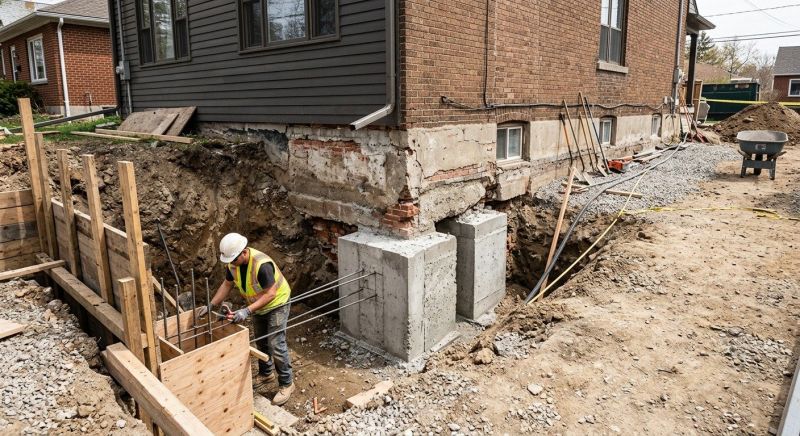 Structural Underpinning in Sumter, SC