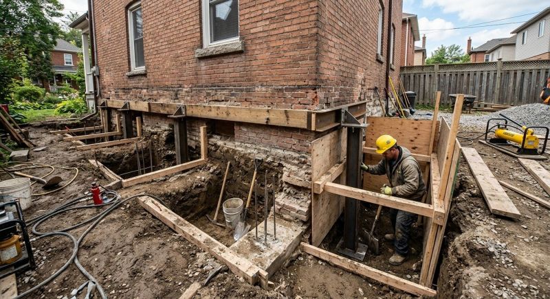 Structural Underpinning in Sumter, SC