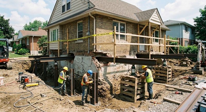 Structural Underpinning in Sumter, SC