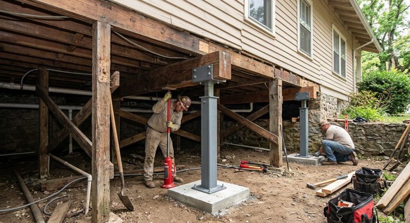 Structural Underpinning in Sumter, SC