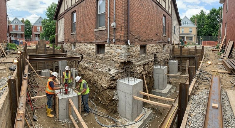 Structural Underpinning in Sumter, SC